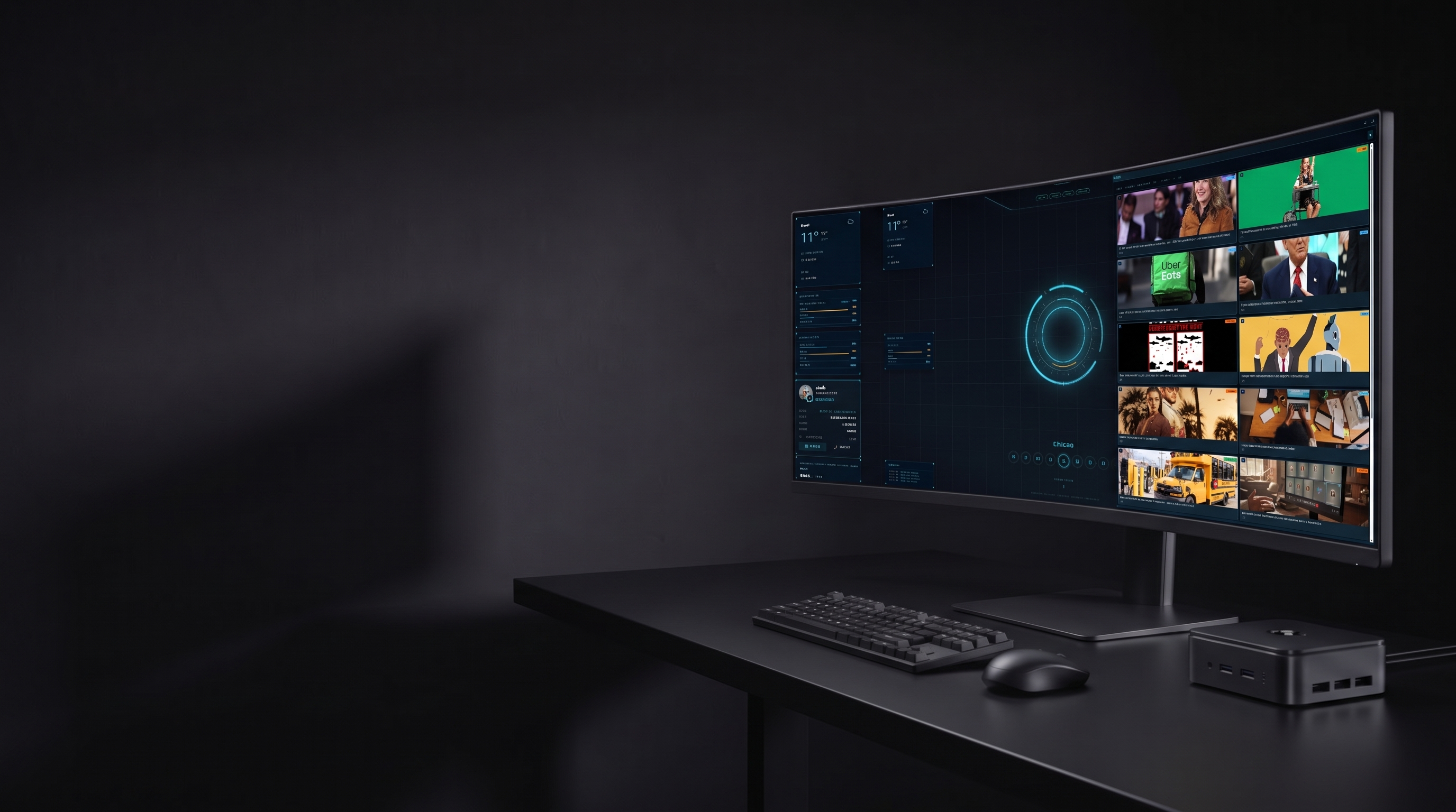 i4 Nexus dashboard running on an ultrawide monitor