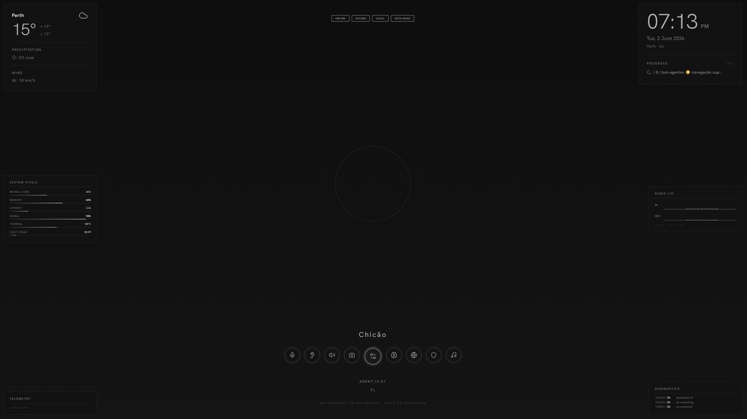 MINIMAL theme screenshot